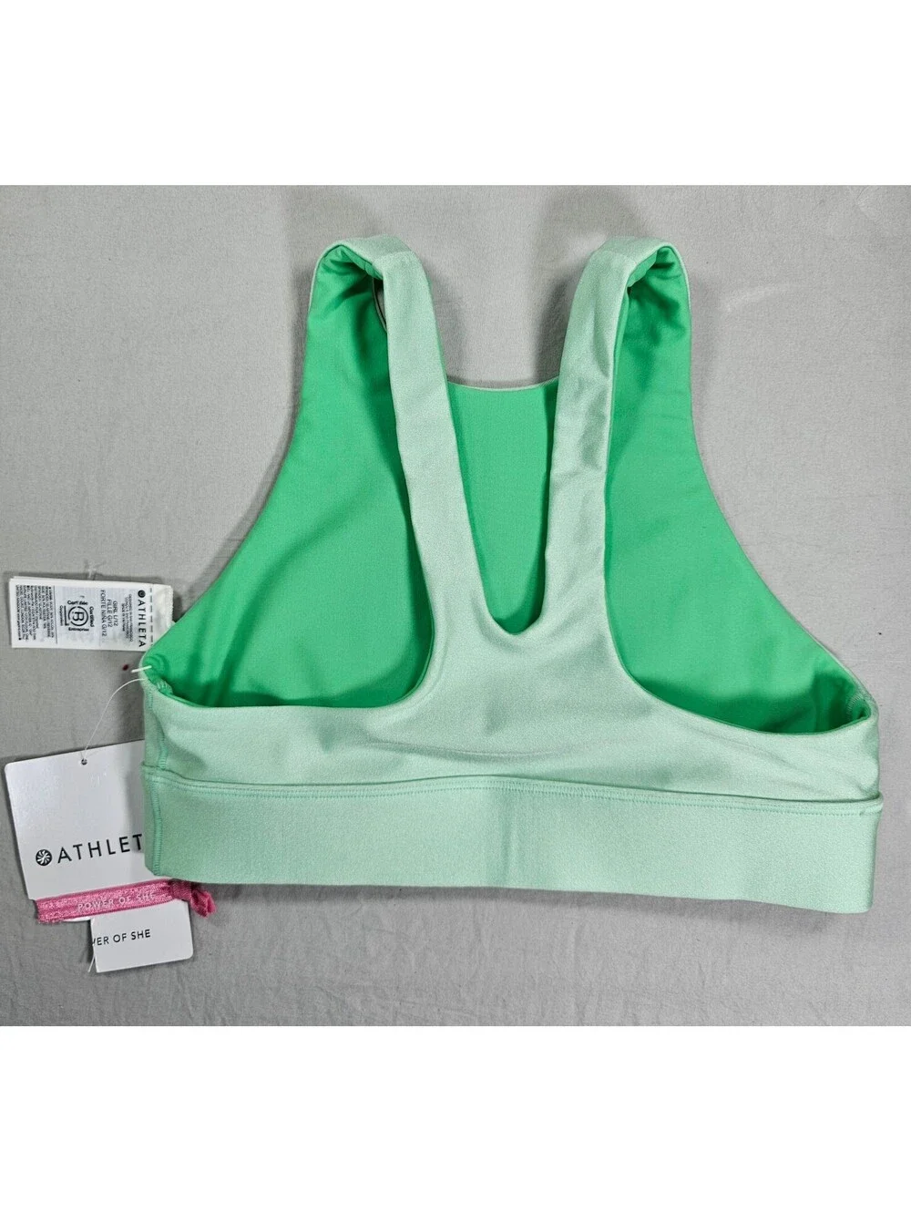 Athleta Girl High Neck Reversible Bikini Top L 12 UPF 40+ Swim NWT
